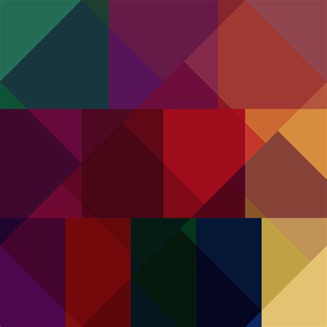 Jewel Tones Abstract Geometric Iii Digital Art By Western Exposure Pixels