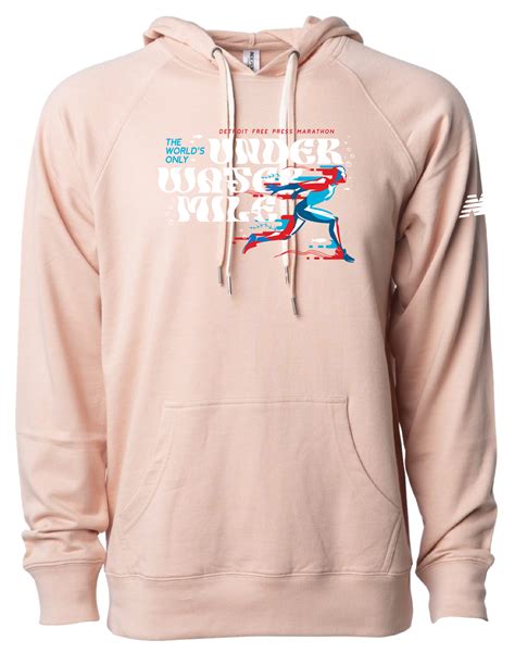 Detroit Marathon Unisex Underwater Mile Hoody Running Lab