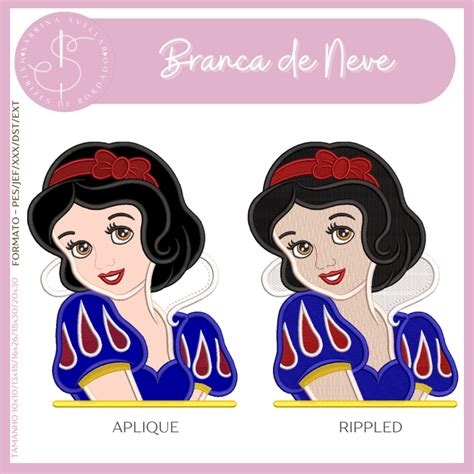 Princesa Branca De Neve Sabrina Avellar Matrizes De Bordados