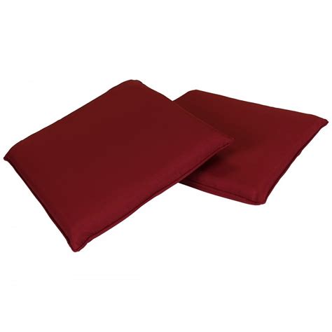 Use these garden chair cushion and enjoy the optimum restful feeling. Charles Bentley Pair Of Square Chair Seat Pads Cushions ...