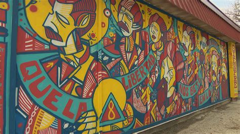Little Village Mural Depicts Chicagos Labor Legacy Latino Voices