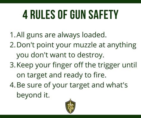 The 4 Rules Of Gun Safety