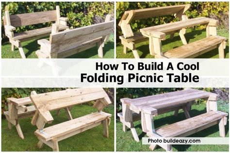 That's how the crafty blogger at man made diy achieved his own truly distressed look, anyway. How to build a folding picnic table bench