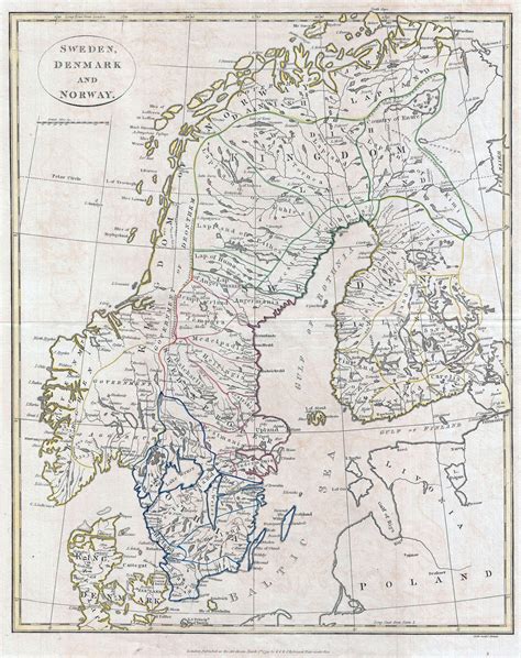 Maps Of Baltic And Scandinavia Detailed Political Relief Road And