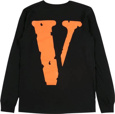 Download Vlone Logo Black Long Sleeve Shirt