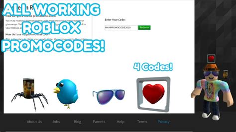 All Working Roblox Codes May 2019