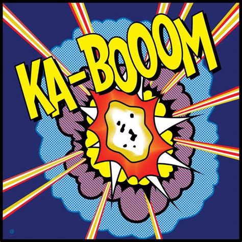 Ka Boom Pop Art Canvas Print By Gary Grayson Pop Art Canvas Pop Art