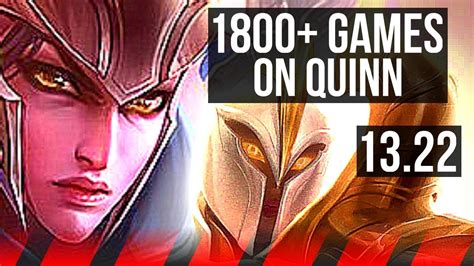 Quinn Vs Kayle Top 1800 Games Rank 9 Quinn 9310 10m Mastery
