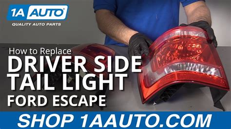 How To Replace Driver Side Tail Light Ford Escape Youtube