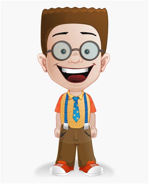 Nerdy Cartoon Boy Nerdy Cartoon Characters Png Free Transparent