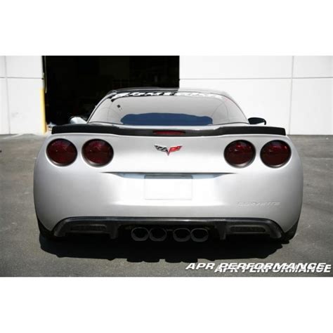 2005 2013 Chevy Corvette C6 Apr Carbon Fiber Rear Spoiler Wing As 105806