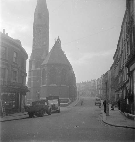 St Mary Magdalene Church And Clarendon Crescent Paddington 1930s