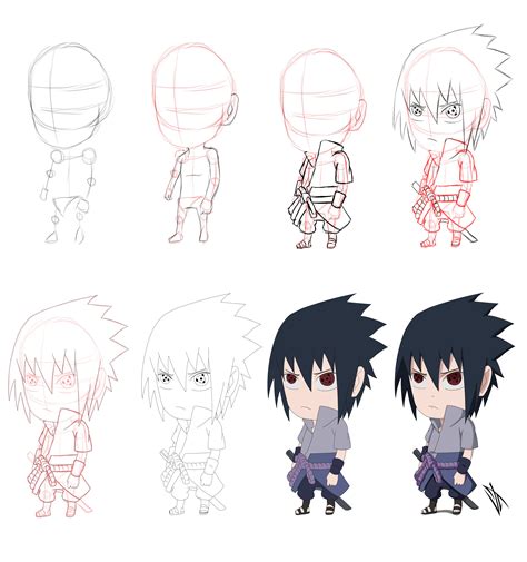How To Draw Sasuke Step By Step Hot Sex Picture