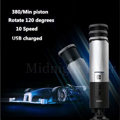 Aliexpress Buy Leten Piston Usb Charged Retractable Electric Male