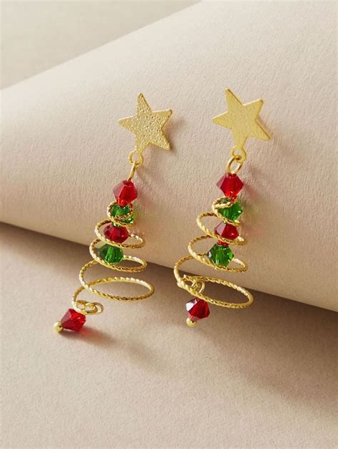 There are many factors on which shopping app's success depends, but choosing features also play an important role in the success of apps for clothing. 1pair Star Spiral Drop Earrings | SHEIN USA in 2020 | Drop ...