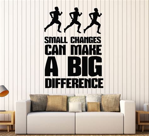 Vinyl Wall Decal Inspiration Quote Gym Decor Fitness Motivation