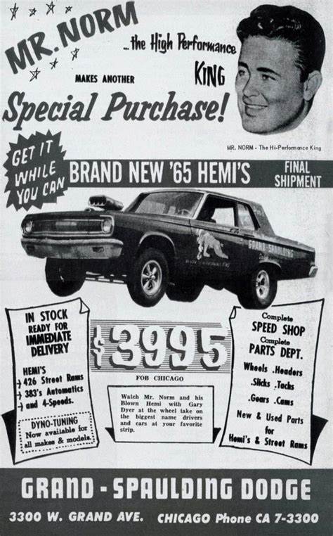 1965 Dodge Dealer Ad The Daily Drive Consumer Guide® The Daily
