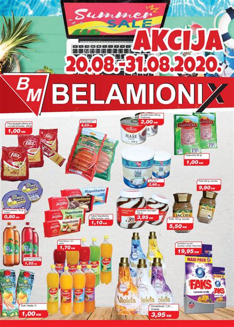 Pogledajte aktuelni katalog iz BELAMIONIX-a (20.08. - 31.08.) - SodaLIVE.ba / Već drugu deceniju ...