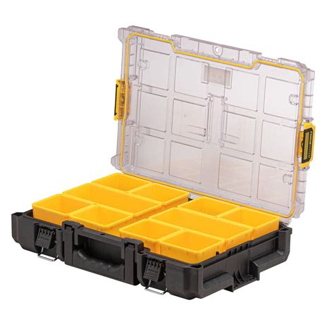 Dewalt Tough System Clear Lid Organizer With Removeable Deep