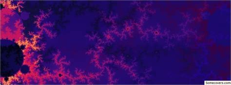 Purple Fractals Facebook Timeline Cover Facebook Covers Myfbcovers