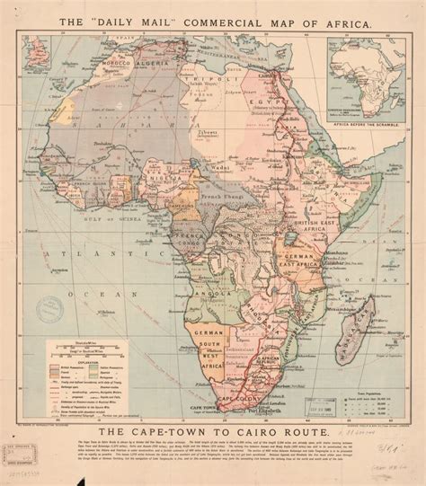 Map Of Africa 19th Century Map Of World