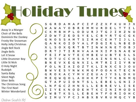 36 Printable Christmas Word Search Puzzles Kitty Baby Love