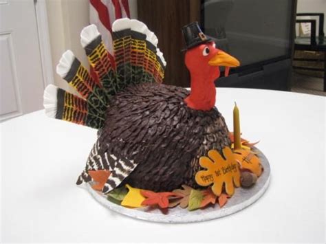 Pin By Brenda Rafter On Happy Fall Turkey Cake Cake Thanksgiving Fun
