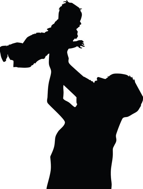 Father Son Daughter Clip Art Fathers Day Png Download 40005280