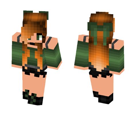 Minecraft Girl Skin Green Emaan Eastwood