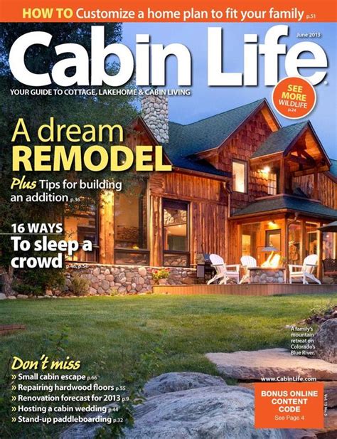 Cabin Living Magazine Topmags