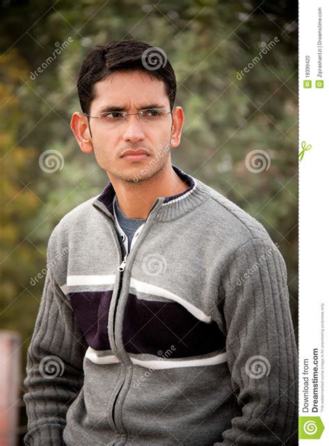 Handsome Indian Man Stock Photo Image Of Simple Emotions