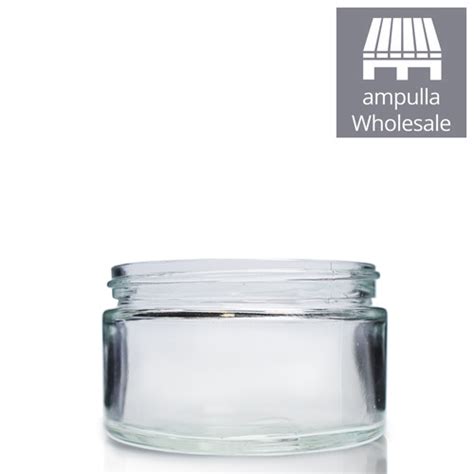 200ml Clear Glass Cuban Jars Wholesale Ampulla Packaging