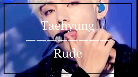 [bts] v taehyung sexy and rude moments edit youtube