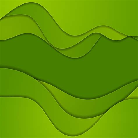 Premium Vector Green Corporate Elegant Waves Abstract Background