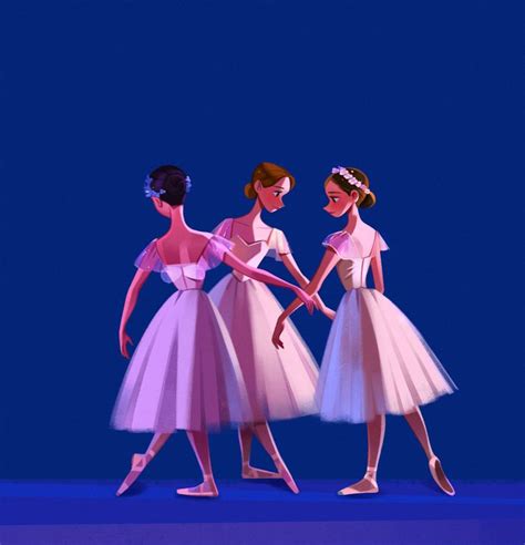 Ballerinas Sooryu Kim Ballet Illustration Ballet Drawings Dancing Drawings