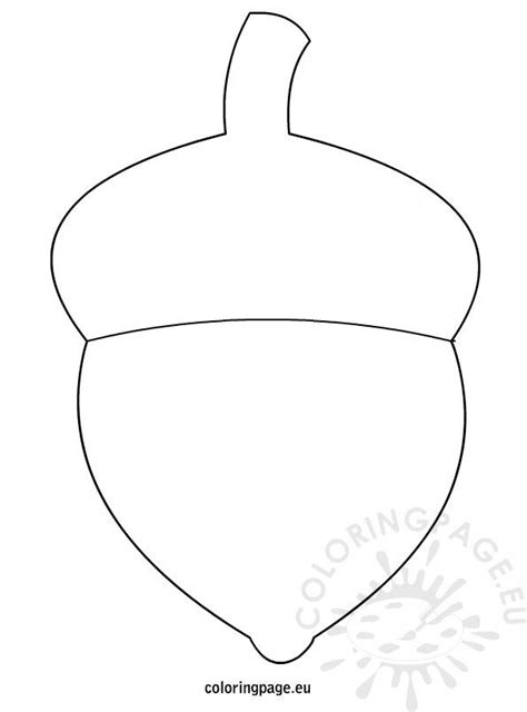 Quickly zoom in and out within the loupe to select. Acorn template - Coloring Page