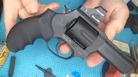 Taurus 856 Toro Revolver Hogue Grip Install Youtube