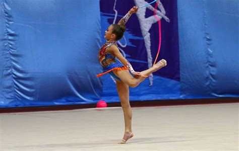 Rhythmic Gymnastics With Rope In Russia 9 Childrens Competition In