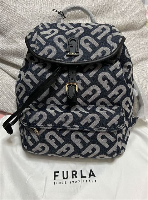 Furla Denim Backpack Womens Fashion Bags And Wallets Backpacks On