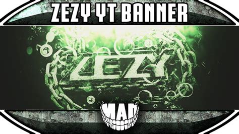 Speedart Zezy Youtube Banner Mad Youtube