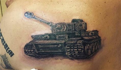 Active Military Tank Tattoo Veteran Ink