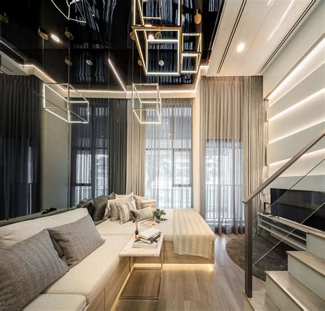 Luxury Modern Loft Studio Apartment Bangkok Thailand12
