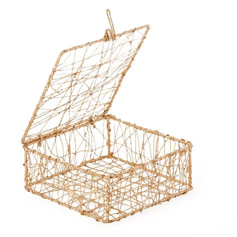 Hightop is a professional metal mesh manufacturer and supplier in china, we are iso 9001:2015 certified company, all of our stainless steel wire mesh and weld mesh are for. Gold Wire Square Mesh Box - Baskets, Buckets, & Boxes ...