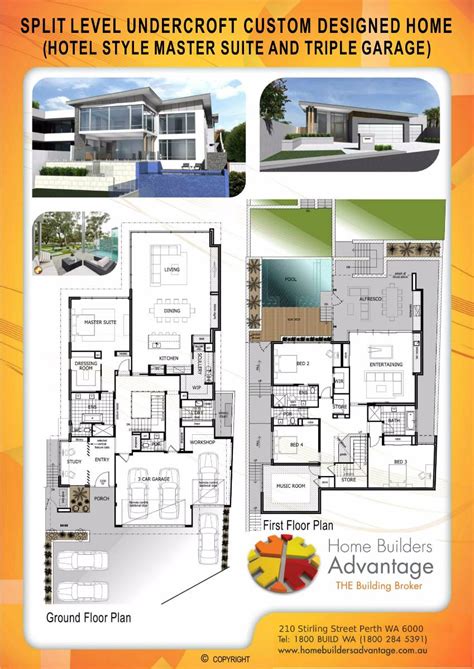 Split Level Home Photo Home Builders Advantage Perth Wa