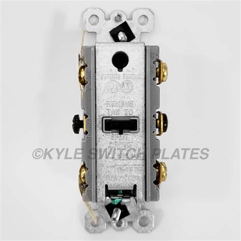 Single Pole Or 3 Way Double Rocker Switches Black Kyle Switch Plates