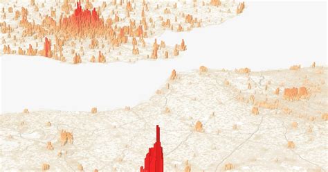 urban demographics 3d interactive map of population densities across the globe