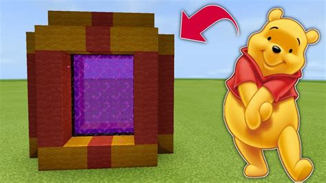 Membuat Portal Winnie The Pooh Minecraft Beta Youtube