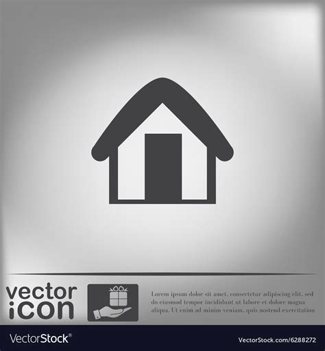 House Icon Home Sign Royalty Free Vector Image