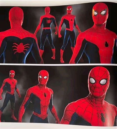 Official Red And Blue Suit Concept Art By Ryan Meinerding Spider Man No