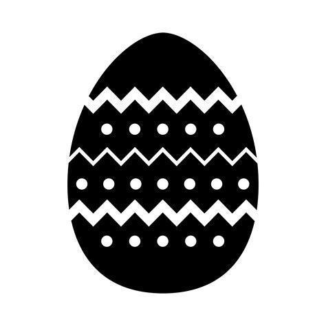 Easter Egg Vector Icon 553087 Vector Art At Vecteezy